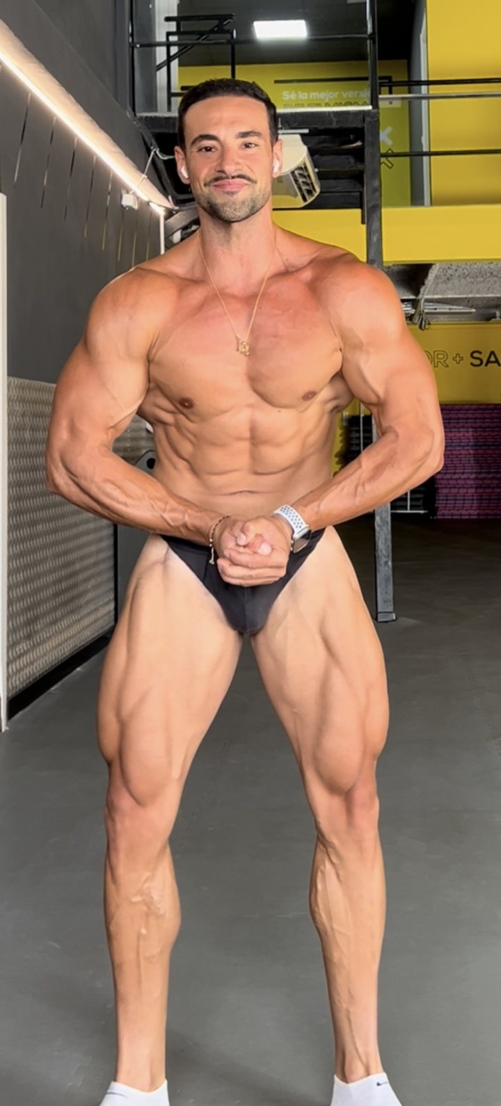 Andreu García en pose de competición